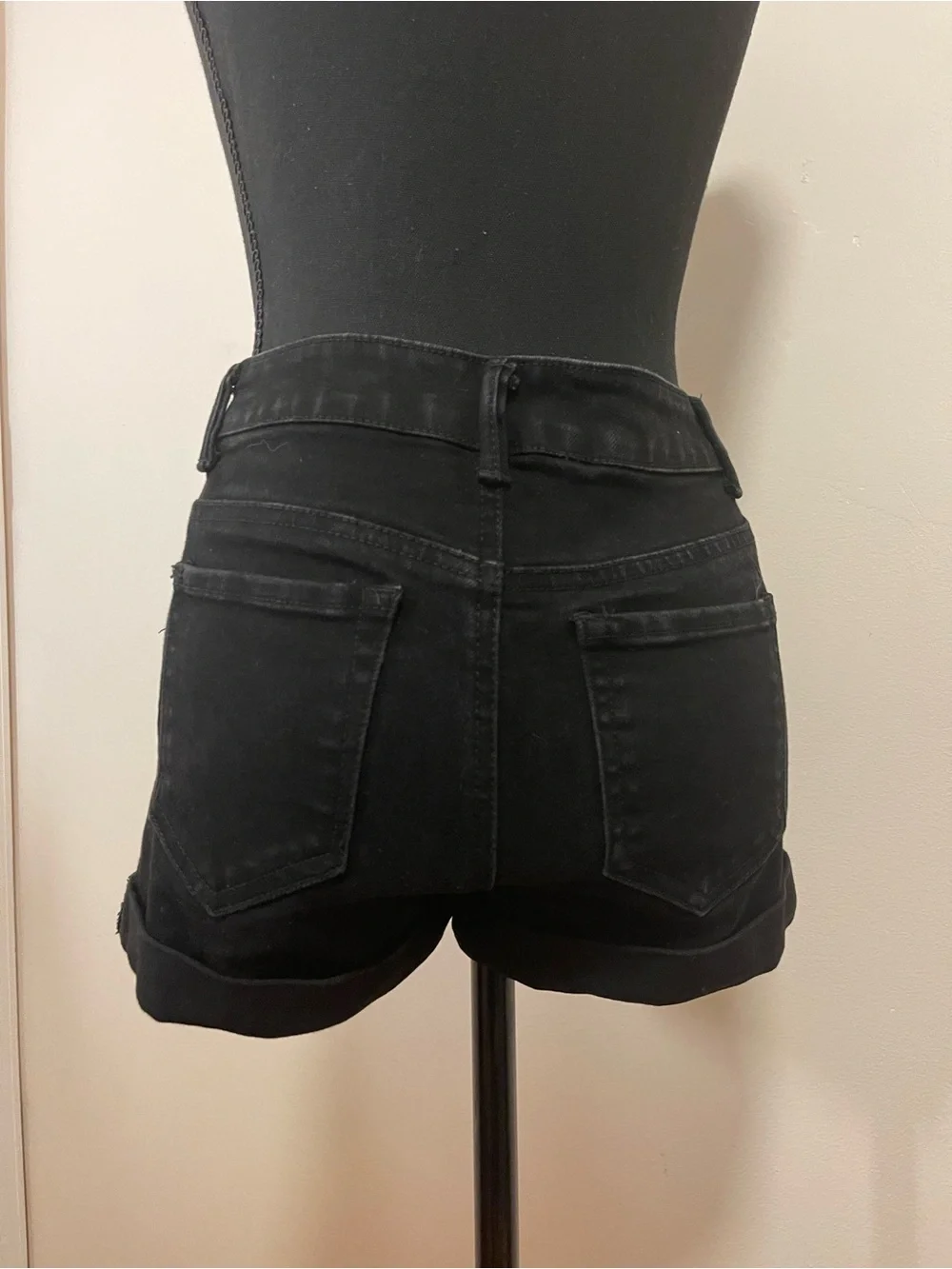 WAX JEAN Collection Black Jeans shorts - S